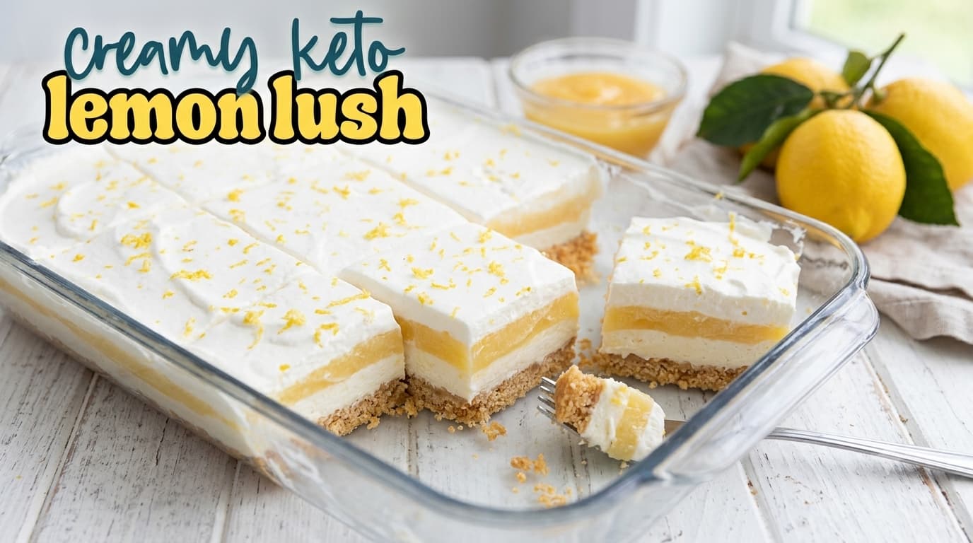 Creamy & Dreamy Keto Lemon Lush