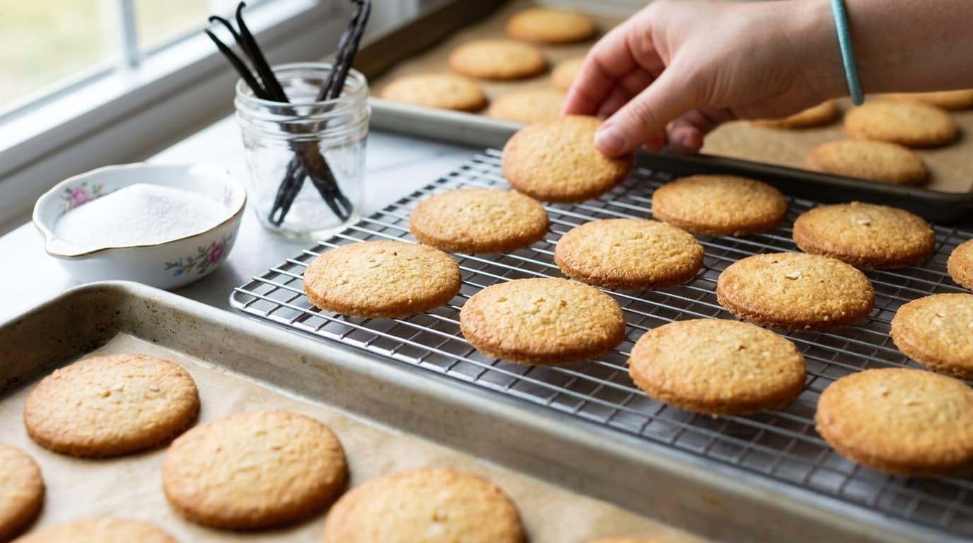 Perfectly Crispy Keto Vanilla Wafers Recipe