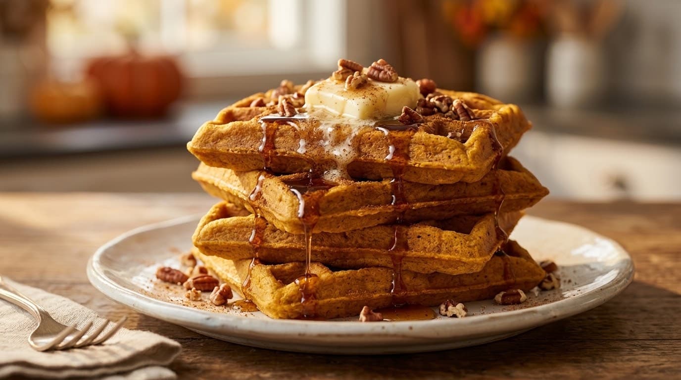 Keto Pumpkin Waffles